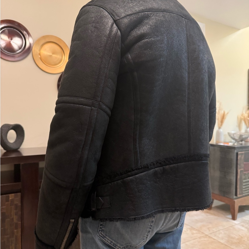 Burberry Black Bomber Jacket